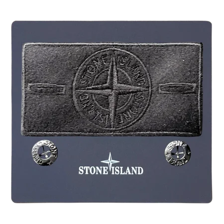 Rear view of black badge construction