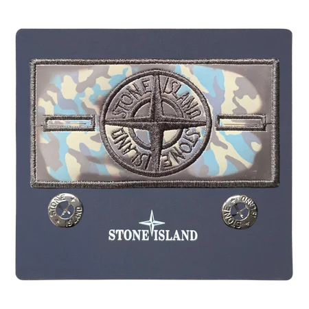 Rear view of thermal badge construction