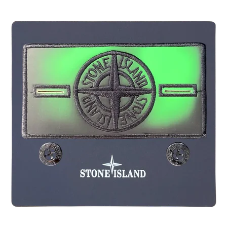 Close-up of green thermal pattern