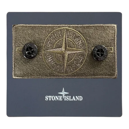 Rear view of military ghost badge